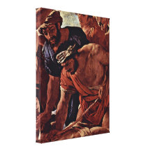 Nicolas Poussin - The Martyrdom of St Erasmus Stretched Canvas Prints