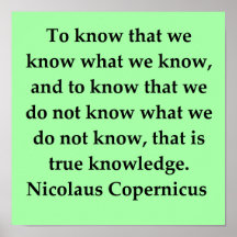 nicolaus copernicus quote poster