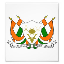 Niger Coat Of Arms Photo Print