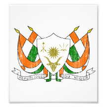 Niger Coat Of Arms Photograph