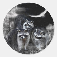 Night Bandits Art Sticker