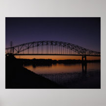 Night Bridge Print