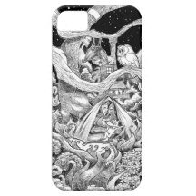 Night camping. case for the iPhone 5