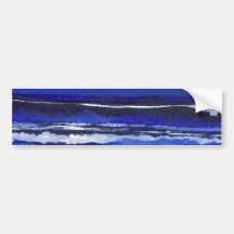 Night Dance  CricketDiane Ocean Art Bumper Sticker