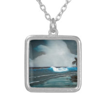"Night Dream" Oil Painting Personalized Necklace