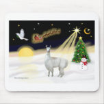 Night Flight - Llama 12 Mouse Pad