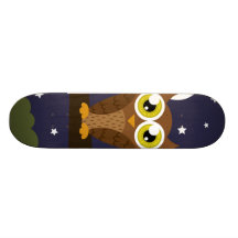"Night Owl" Skateboard