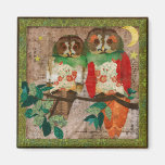 Night Owls Jade Rose  Magnet