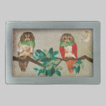 Night Owls Moonlight Belt Buckle belt buckles