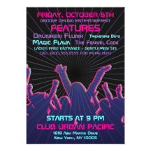Nightclub Dance Rave Template Announcements