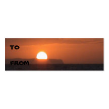 Ni'ihau Sunset Profile Card Business Cards