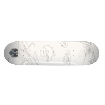 Nikola Tesla Skateboard Deck