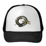 Nine Lives Enso in Earth Tones Mesh Hats