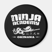 Ninja Academy Okinawa Kill Bill Fridge Magnets