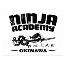 Ninja Academy Okinawa Kill Bill Postcards