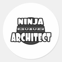 Ninja Architect Sticker