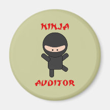 ninja auditor fridge magnet