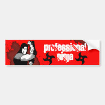Ninja Bumper Sticker