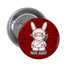 Ninja Bunny! In Red Button