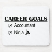 Ninja Career Goals - Accountant Mouse Mat