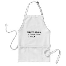 Ninja Career Goals - Computer Engineer Aprons