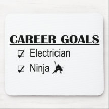 Ninja Career Goals - Electrician Mousepad