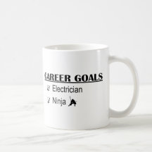 Ninja Career Goals - Electrician Mugs