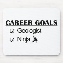 Ninja Career Goals - Geologist Mousemats