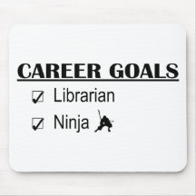 Ninja Career Goals - Librarian Mousepad