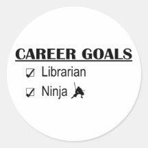 Ninja Career Goals - Librarian Stickers