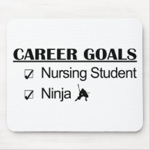Ninja Career Goals - Nursing Student Mouse Mat