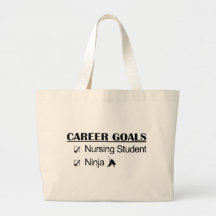 Ninja Career Goals - Nursing Student Tote Bag