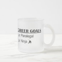 Ninja Career Goals - Paralegal Mug