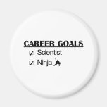 Ninja Career Goals - Scientist Fridge Magnet