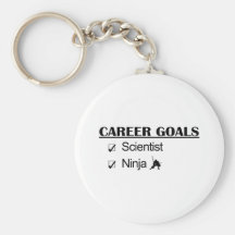 Ninja Career Goals - Scientist Key Chain