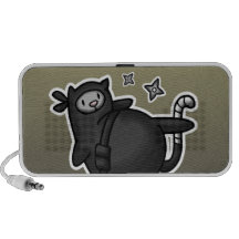Ninja Cat Notebook Speaker