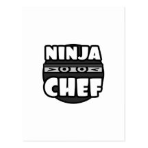 Ninja Chef Postcard