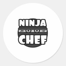 Ninja Chef Stickers