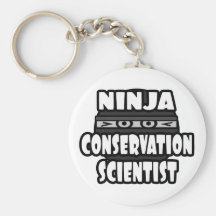 Ninja Conservation Scientist Key Chain