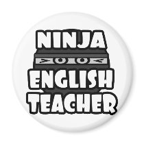 Ninja English Teacher magnets
