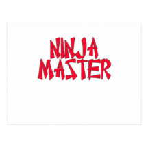 Ninja Master by Chillee Wilson Postcards