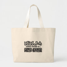 Ninja...Police Officer Canvas Bags