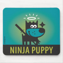 NINJA PUPPY Mouse Pad