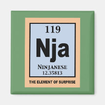 Ninjanese Fridge Magnets