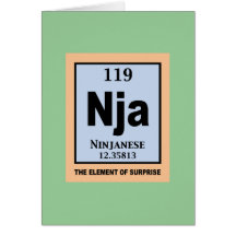 Ninjanese Greeting Cards