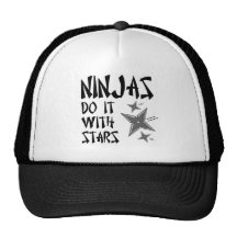 Ninjas Do It With Stars Mesh Hat