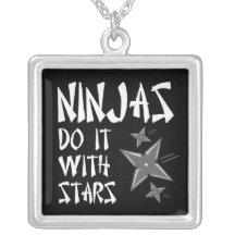 Ninjas Do It With Stars Pendant