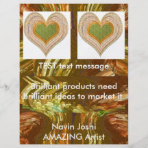 NISHI Sweet Heart Marketing Project Personalized Flyer