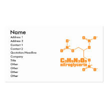 nitroglycerin business cards