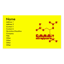 nitroglycerin business cards